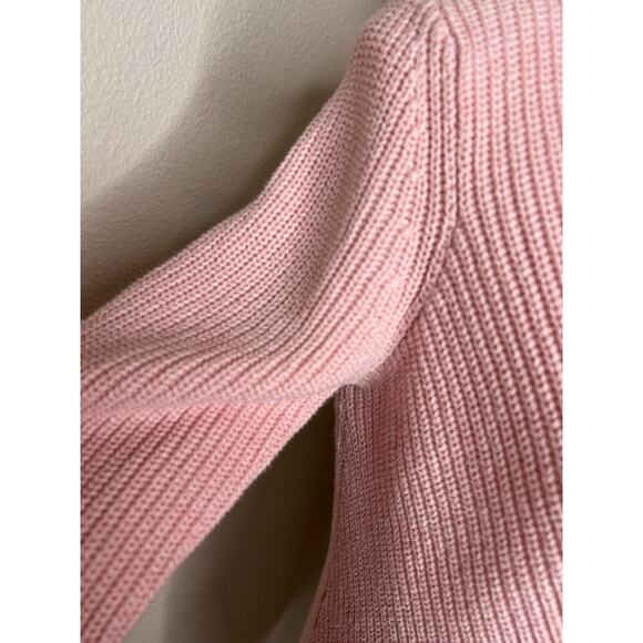 GAP V-Neck Knit Sweater Rose Quartz Size Small - Picture 8 of 15